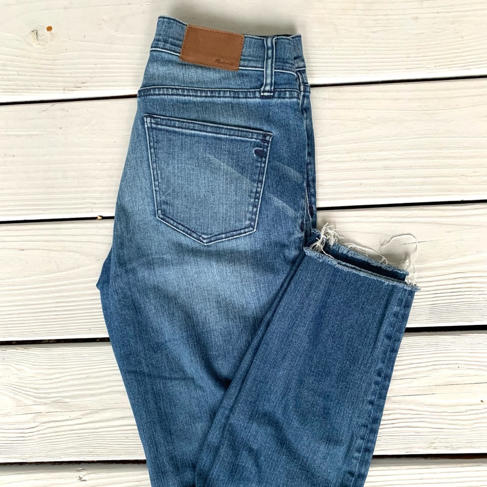 Madewell Skinny Skinny Knee Ripped Sunnyside